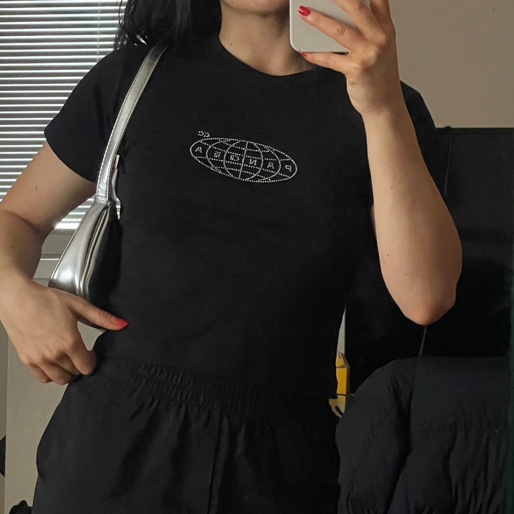 Pangea sound rhinestones top